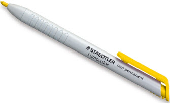 Gelbstift Staedtler Lumocolor Omnichrom Der ideale Gelbstift Staedtler Lumocolor Omnichrom für den Sanitär Fachmann