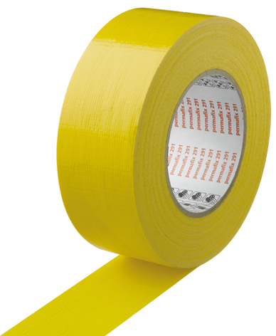 Betonband gelb , tesa das wasserfeste und PE-beschichtete tesa Betonband ist für raue Untergründe geeignet, für Innen- und Aussenbereich, zum Befestigen, Fixieren und Verkleben
