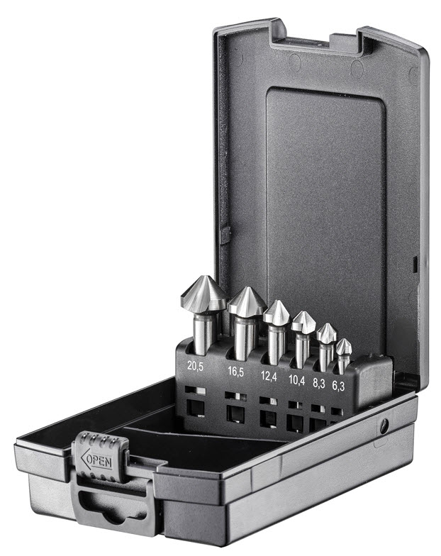 Kegelsenker-Satz HSS-G  6-tlg. 6.3 - 20.5 mm