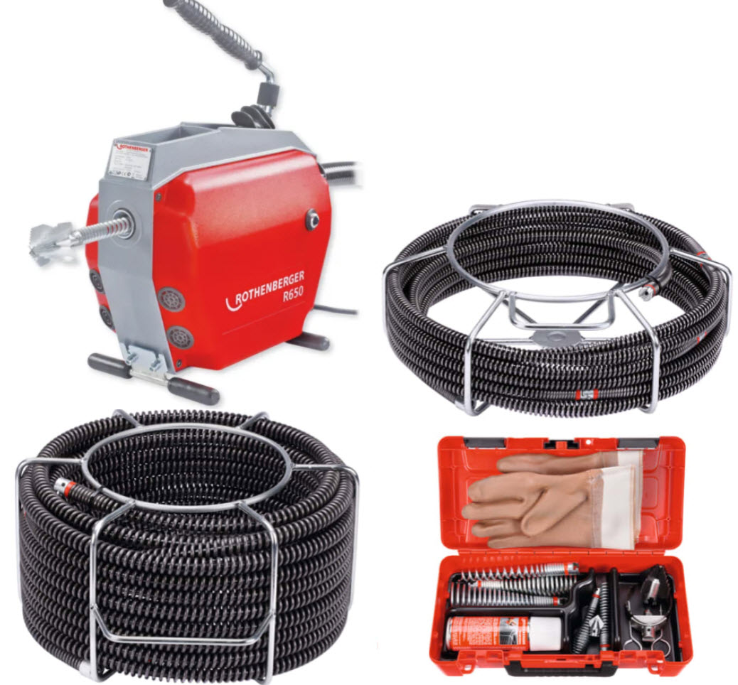 Rohrreinigungsmaschine R650 inkl. Wz.-Set