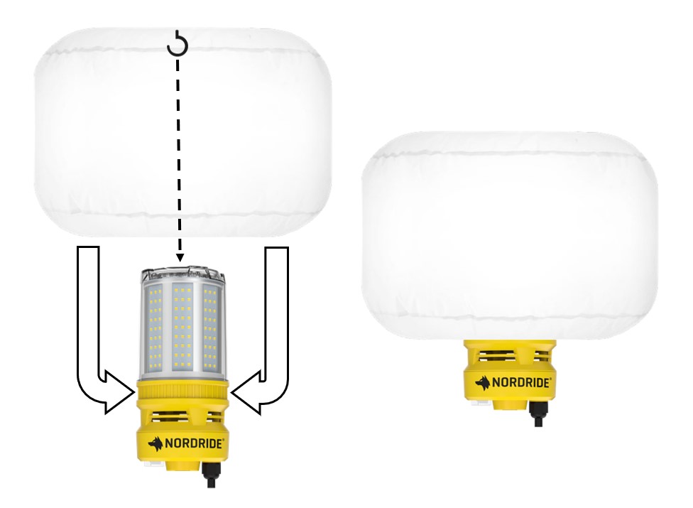 Das kompakte LED Ballonleuchte-Set garantiert eine lichtstarke Flächenausleuchtung bei Arbeit, Schutz & Rettung, Event-, Sport- oder Privatanlässen.