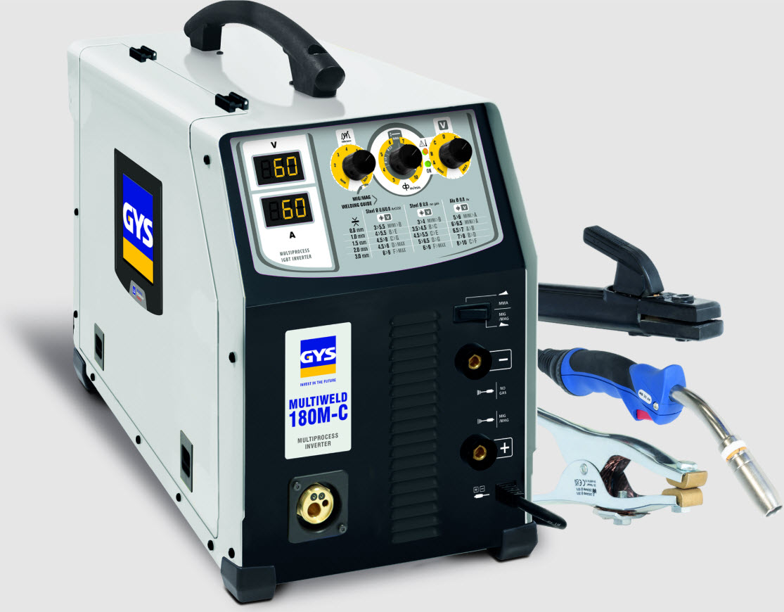 Schweissgerät MIG MAG MULTIWELD 180M-C von der Marke GYS durch praktische-werkzeuge Schweissgerät MIG MAG MULTIWELD 180M-C von der Marke GYS durch praktische-werkzeuge für eine optimale Schweisstechnik