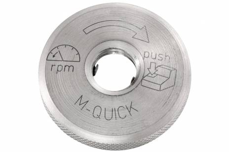 Quick Spannmutter Quick Spannmutter für den Winkelschleifer