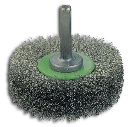 Schaftbürste Inox 6x70x0.20 mm  gewellt