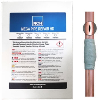 Mega Pipe Repair ist ein Hochleistungsreparaturband mit schneller Aushärtung, das speziell für Notfallreparaturen an undichten Rohrleitungen entwickelt wurde