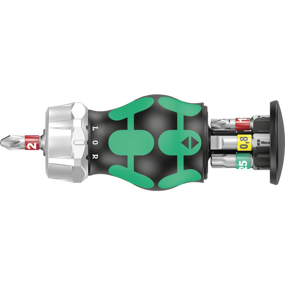 Kraftform-Bit-Schraubendreher Mini Wera Kraftform-Bit-Schraubendreher Mini Wera Stubby mit Ratschenfunktion