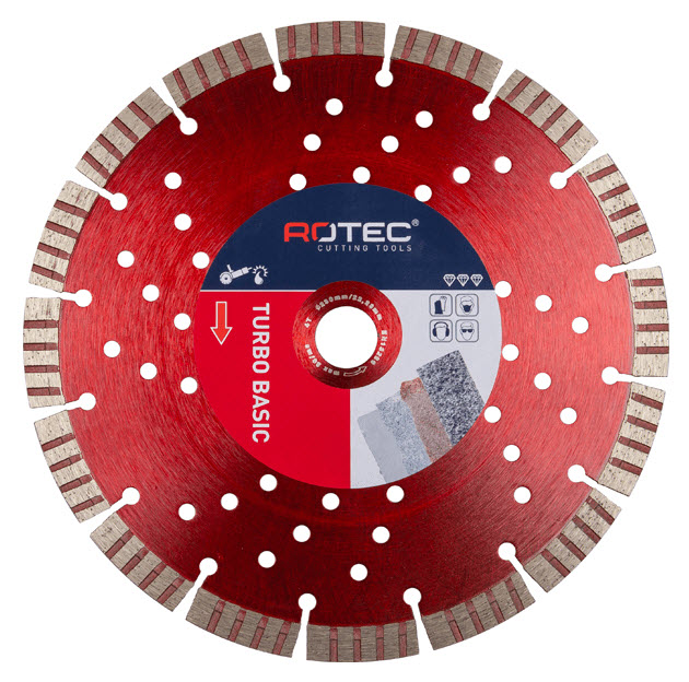 Diamanttrennscheibe_Rotec_Turbo Basic Einfaches Arbeiten mit Diamanttrennscheibe_Rotec_Turbo Basic von praktische Werkzeuge