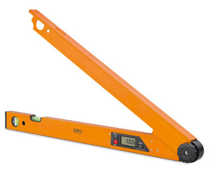 Winkelmessgerät Digital, QEO Handlicher und kurzer Winkelmesser der in jede Werkzeugtasche passt, inkl. Etui
