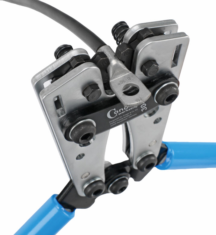 Crimpzange mit 6-kant Crimp-Profil