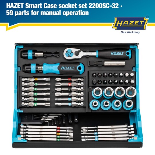 SmartCase Steckschlüssel-Satz 2200SC-32