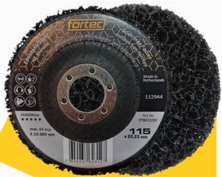 Reinigungsscheibe Fortec 125 mm