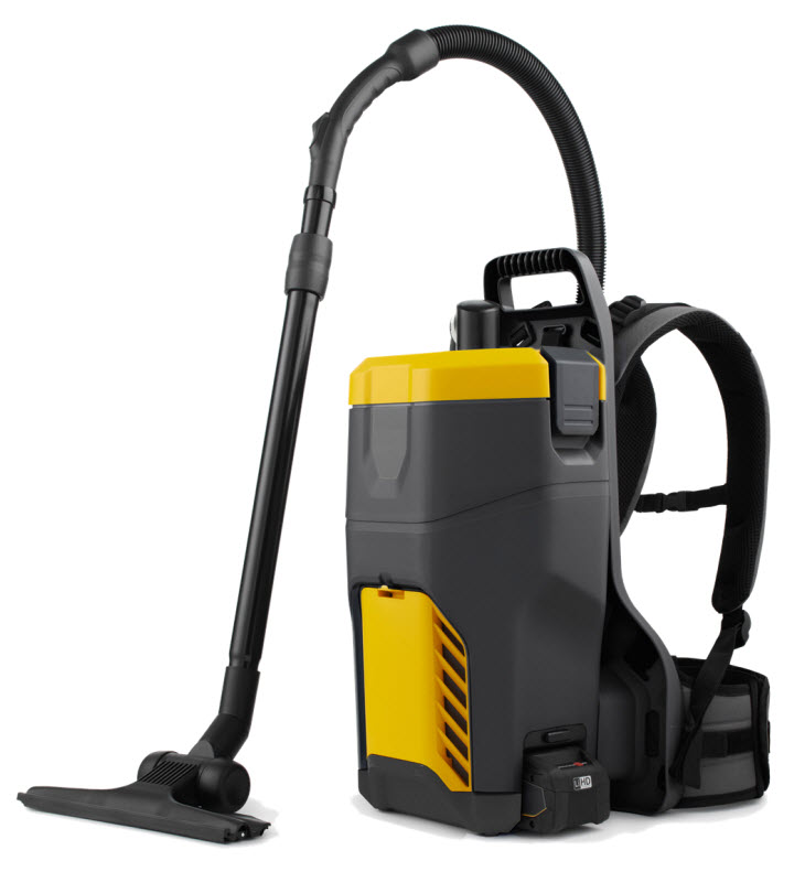 Akku-Rucksackstaubsauger Fortec