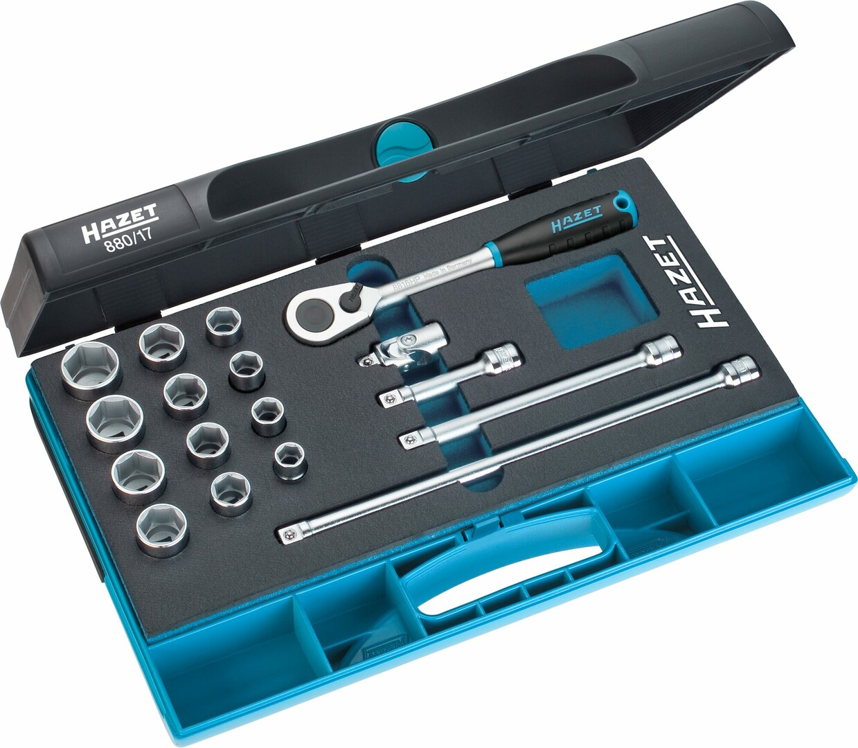 Steckschlüssel Satz  HZ 880/17 - 3/8 Zoll  17-tlg.