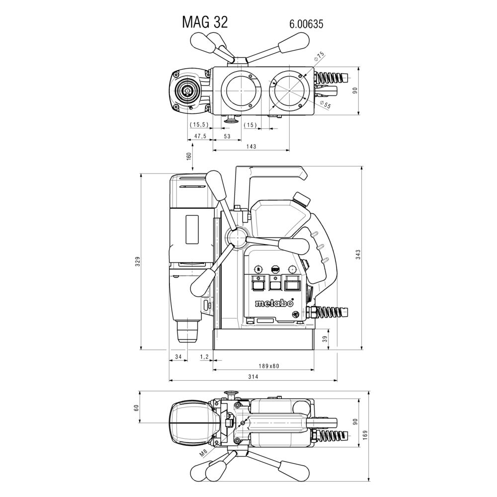 Magnetbohrmaschine MAG 32