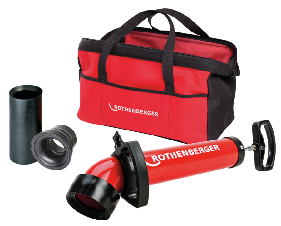 Saug-Druckreiniger ROPUMP SUPER PLUS von der Marke Rothenberger durch praktische-werkzeuge Saug-Druckreiniger ROPUMP SUPER PLUS von der Marke Rothenberger durch praktische-werkzeuge im Einsatz in der Haustechnik-Branche