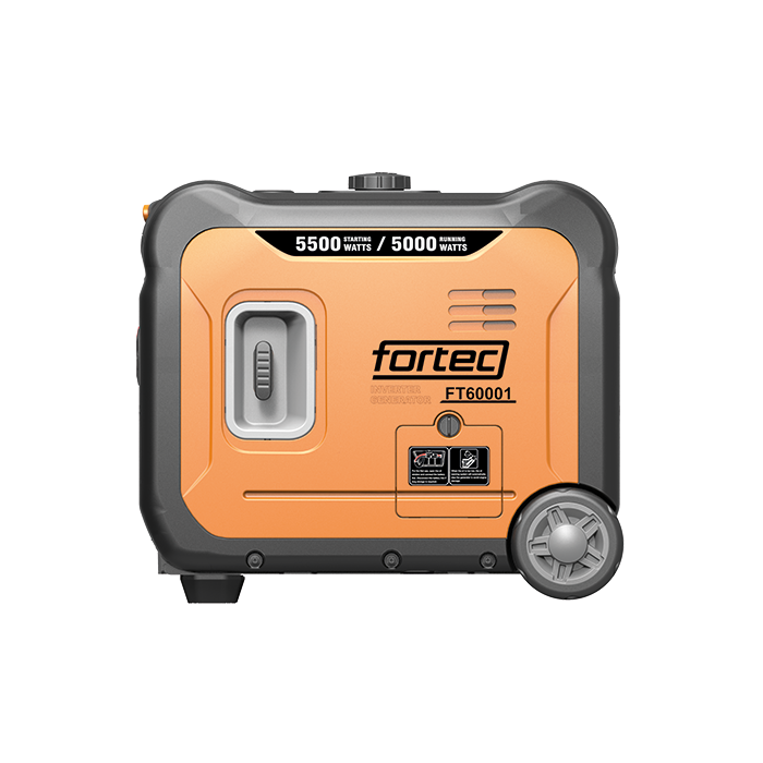 Stromerzeuger 5500W Fortec FT60000 Der super leise, silent Stromerzeuger 5500W Fortec FT60000 in kompakter Bauweise