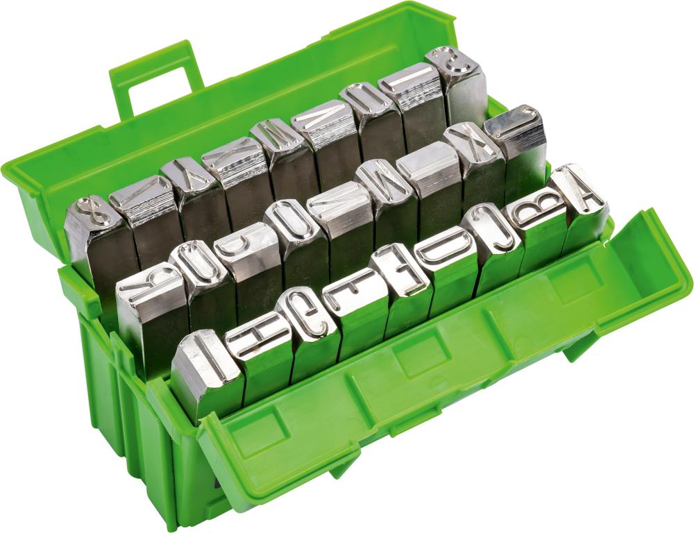 Stahlstempel Buchstaben