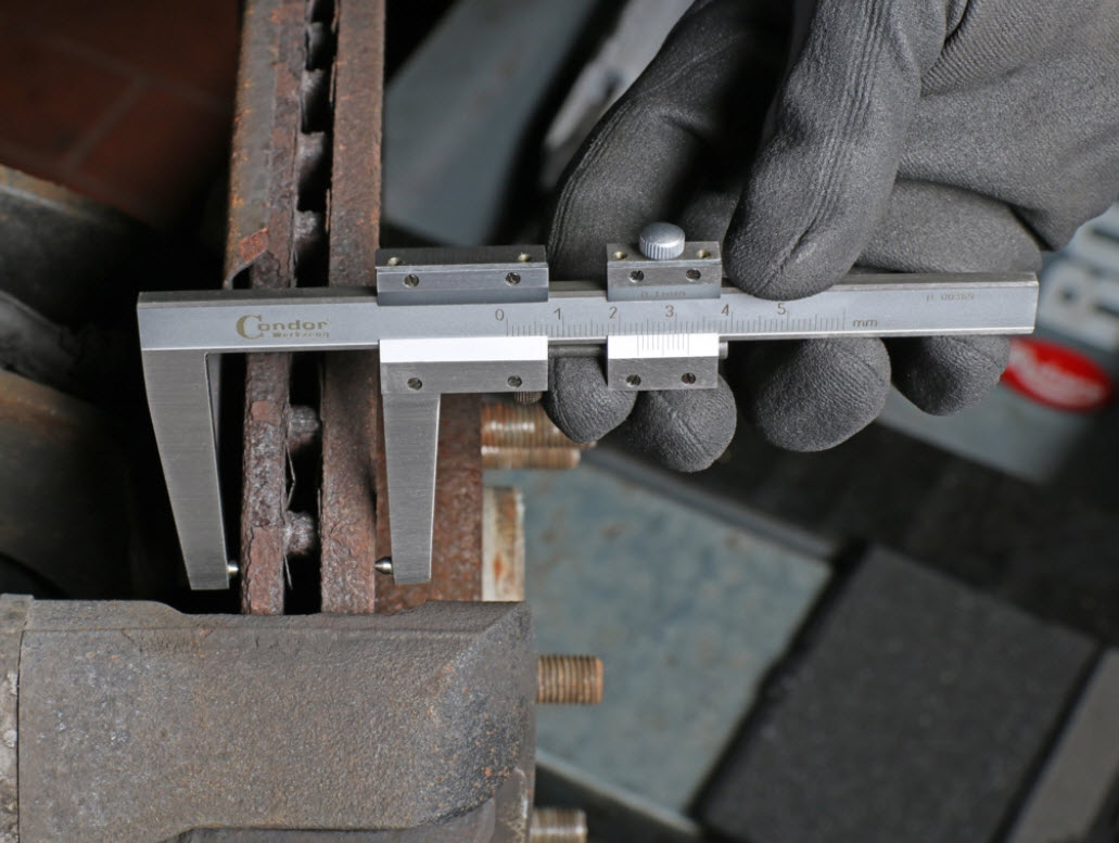 Messschieber für Bremsscheiben