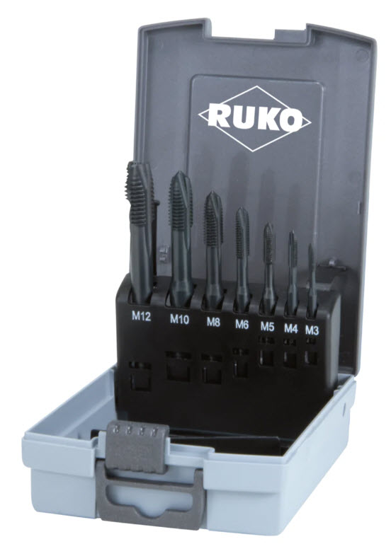 gewindebohrer satz ruko inox vap m3 m12