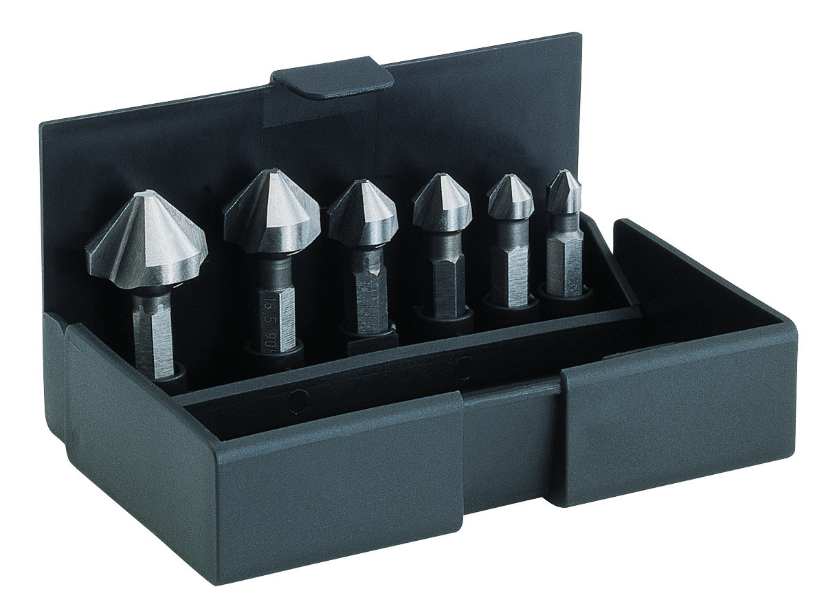 Kegelversenker-Satz 1/4"-Bit-S. Kegelversenker-Satz 1/4"-Bit-S.
