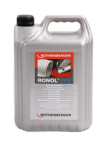 Hochleistungs-Gewindeschneidfluid RONOL SYN 5L von der Marke Rothenberger  durch praktische-werkzeuge im Einsatz in der Haustechnik-Branche