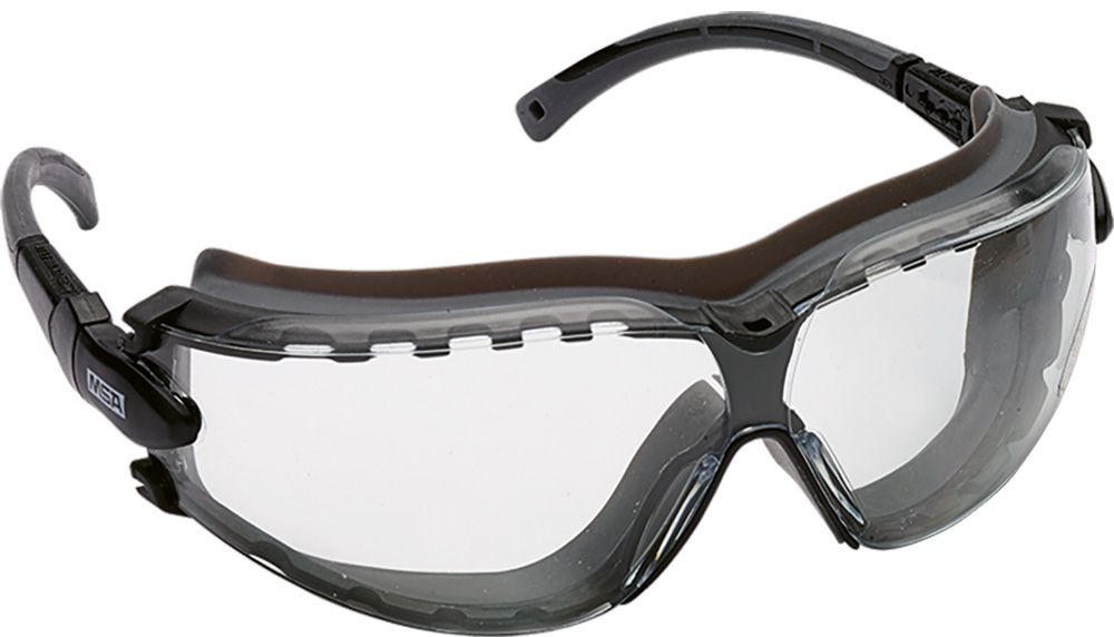 Schutzbrille Kombi Altimeter Schutzbrille Kombi Altimeter MSA, grau-schwarzes, weiches Kunststoffgestell mit gut abdichtendem Gummirand