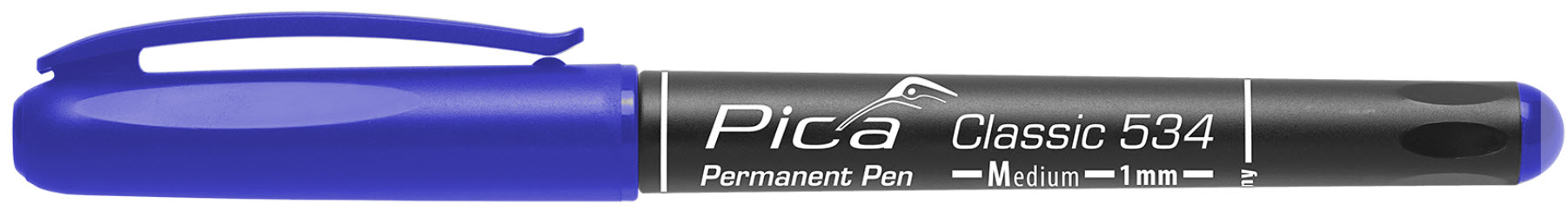 Permanent-Marker Pen BLAU 534 M - 1.0mm von der Marke Pica durch praktische-werkzeuge Permanent-Marker Pen BLAU 534 M - 1.0mm von der Marke Pica durch praktische-werkzeuge für ein erleichtertes Arbeiten