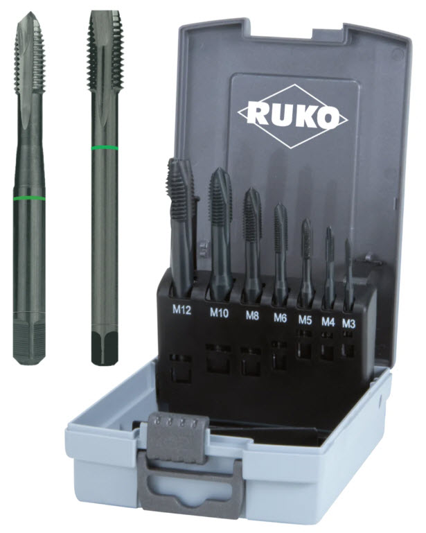 gewindebohrer satz ruko inox vap m3 m12