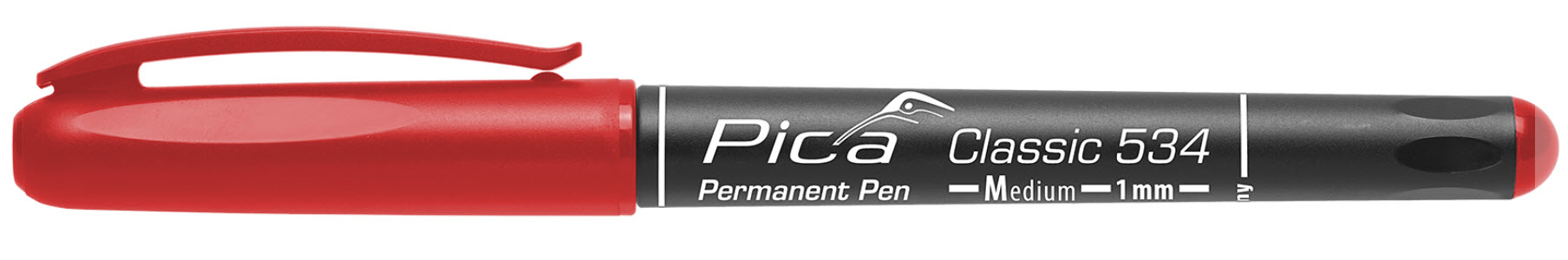 Permanent-Marker Pen ROT 534 M - 1.0mm von der Marke Pica durch praktische-werkzeuge Permanent-Marker Pen ROT 534 M - 1.0mm von der Marke Pica durch praktische-werkzeuge für ein erleichtertes Arbeiten