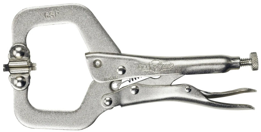 Klemmzange ViseGrip C-Form m.Platte