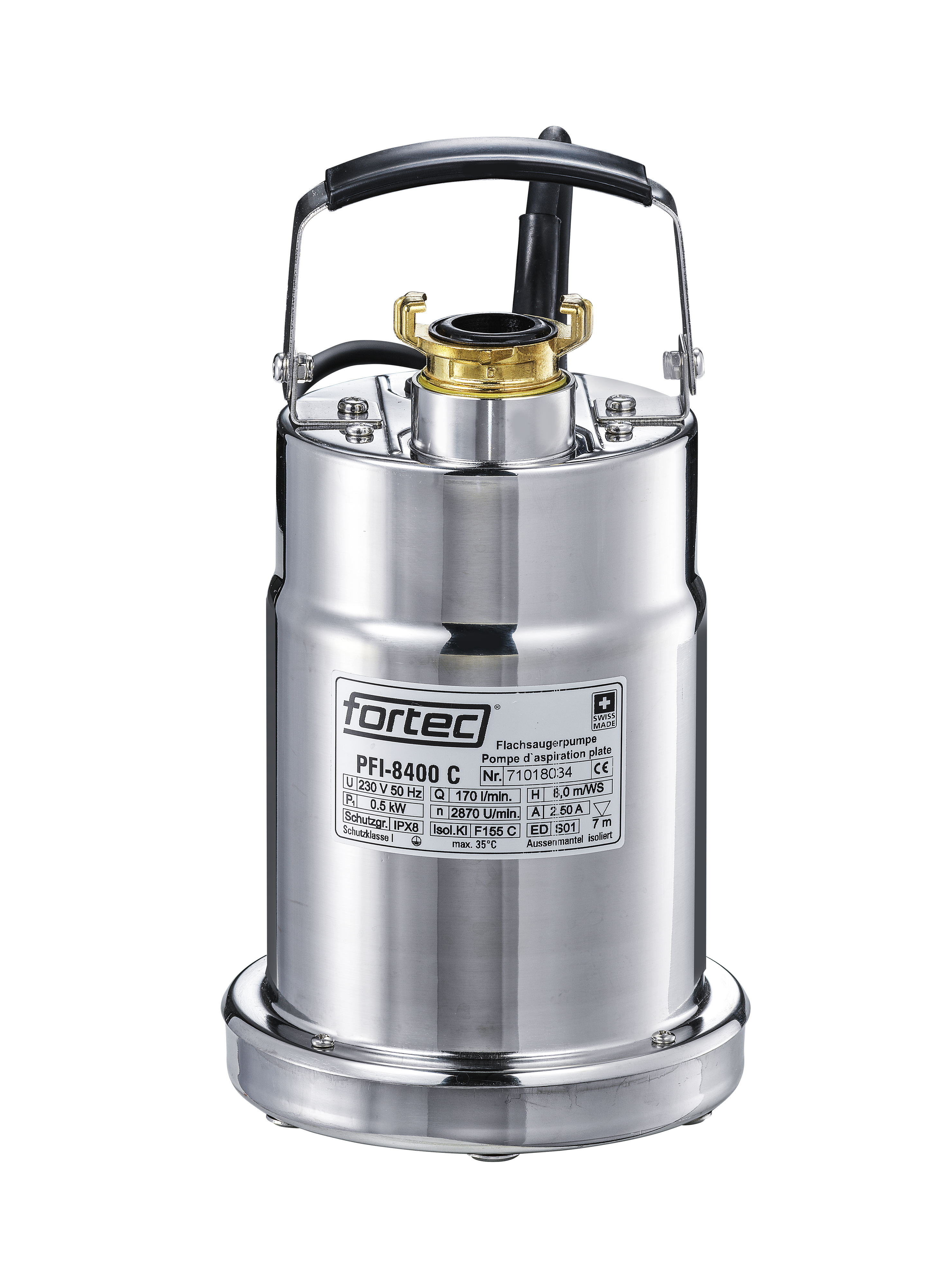 Flachsaugerpumpe PFI  12'600 l/h