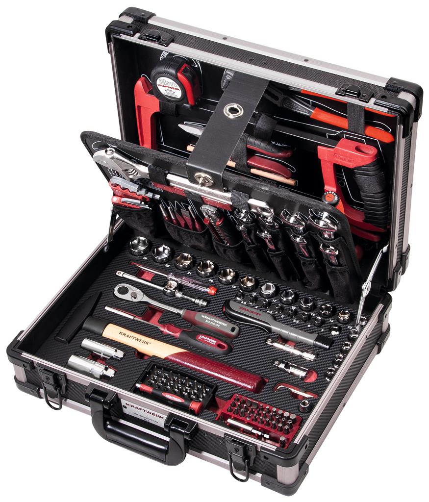 Werkzeug-Koffer bestückt Kraftwerk Tools
