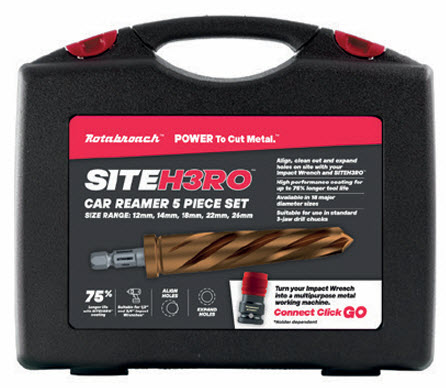 Reibahlen Rotabroach SITEH3Ro   von der Marke Siteh3Ro durch praktische-werkzeuge werden mit dem Schlagschrauber eingesetzt