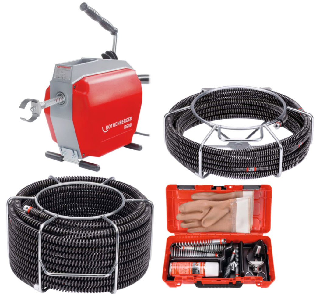 Rohrreinigungsmaschine R600 inkl. Wz.-Set