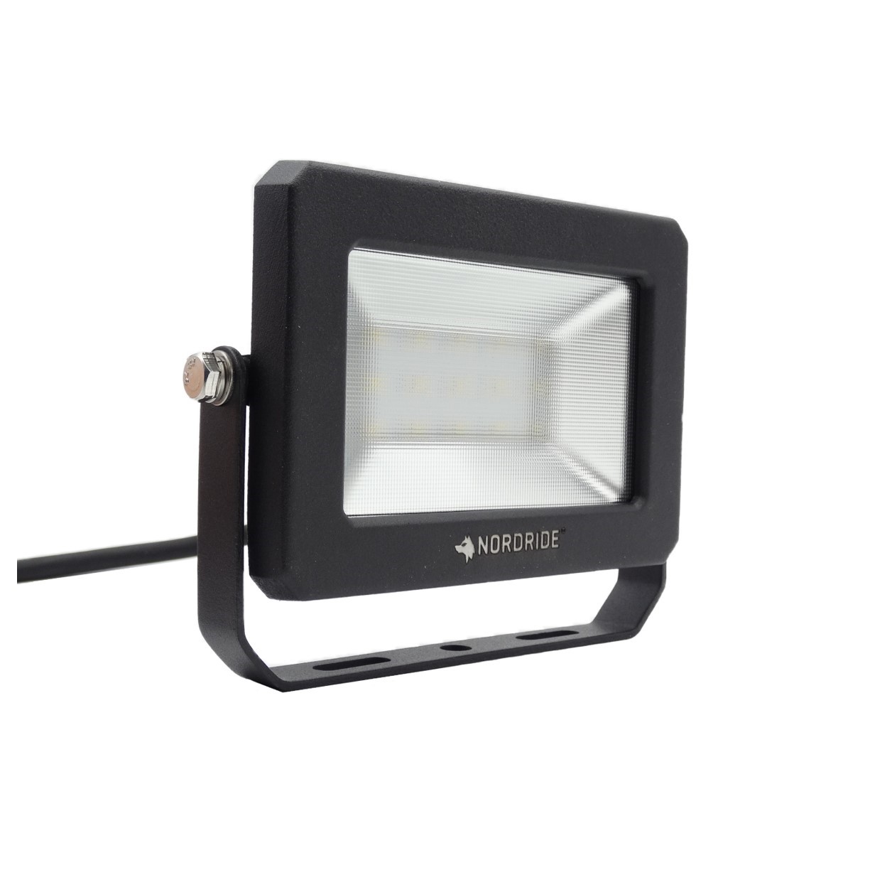 LED Flutlichtstraher Flat Floodlight 10W, Nordride Kompakter LED Flutlichtstrahler mit gleichmässiger Ausleuchtung