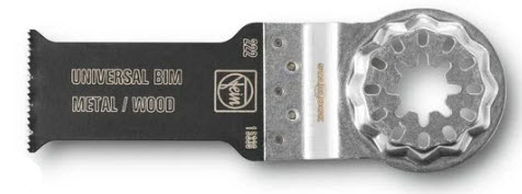 E-Cut-Universal Sägeblatt, Fein E-Cut-Universal Sägeblatt Bi-Metall mit gewellter Universalverzahnung. Breites Anwendungsspektrum für Blech bis 2 mm, Alu-Profile, Cu-Rohre, Holz, Gipskarton und Kunststoffe.