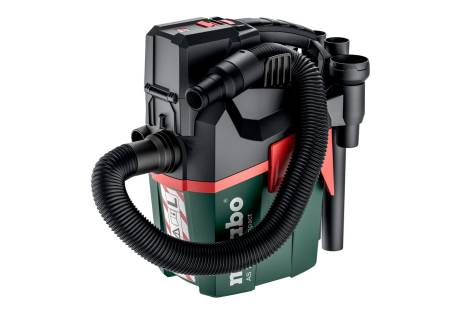 Akku-Sauger AS 18 L PC Compact Metabo Der Akku-Sauger AS 18 L PC Compact Metabo ist ein Tragbarer, handlicher Akku-Sauger zum Nass- und Trockensaugen (IPX4), ideal für kleinere Reinigungs- und Absaugarbeiten