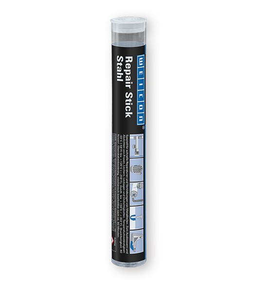 Weicon Repair-Sticks Stahl WEICON Repair Stick Stahl kann im Maschinen- und Anlagenbau, im Behälter- und Apparatebau, in der Lebensmittel-, Kosmetik- und Pharmaindustrie und in vielen anderen Bereichen zum Einsatz kommen
