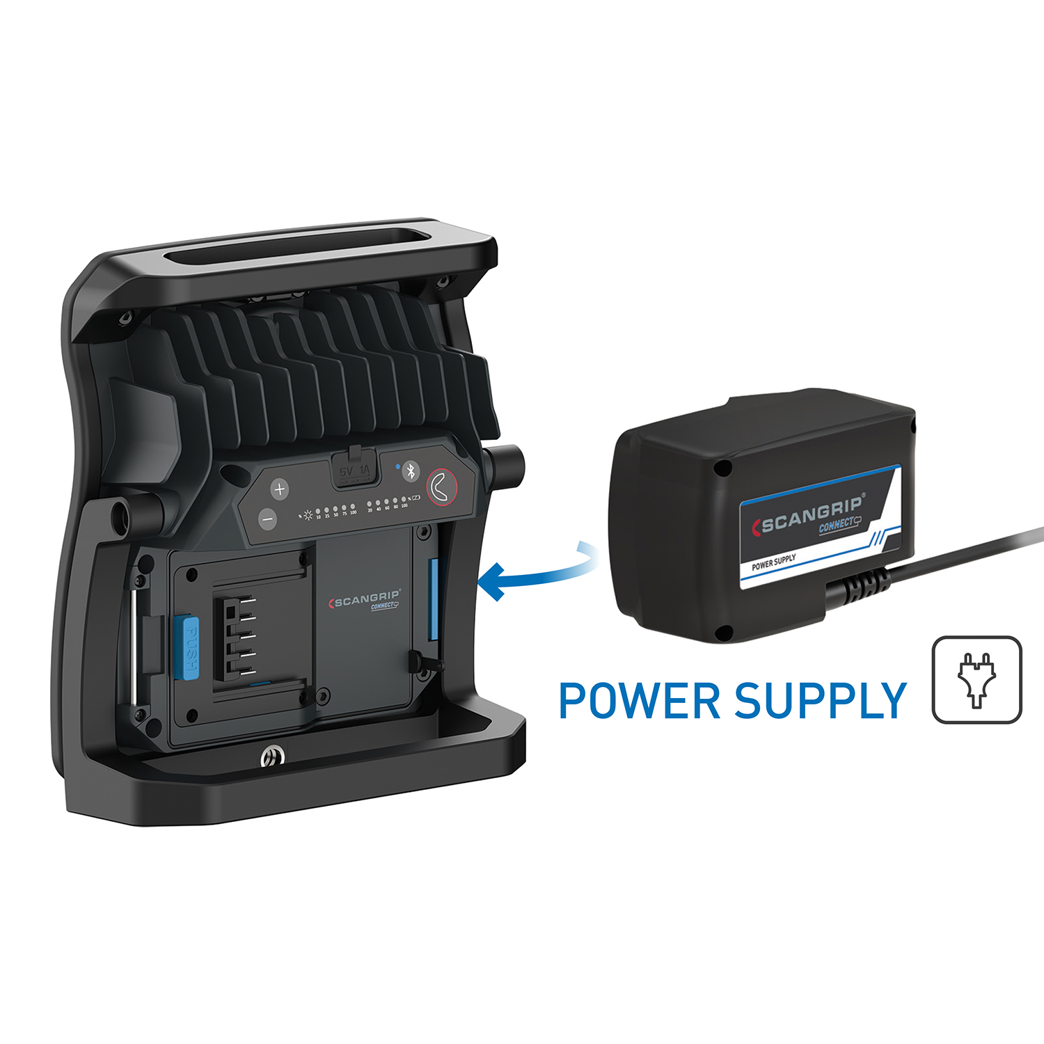 Kabelanschluss POWER SUPPLY CONNECT