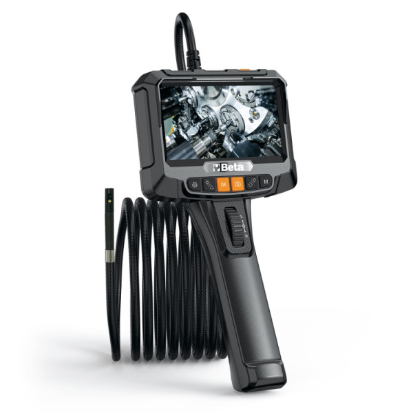 Videoskop mit schwenkbarer Schlauchsonde