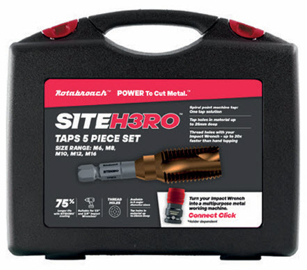 Gewindebohrer Rotabroach SITEH3Ro   von der Marke Siteh3Ro durch praktische-werkzeuge werden mit dem Schlagschrauber eingesetzt