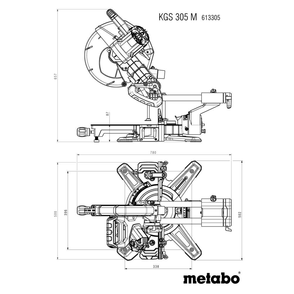 kappsaege metabo kgs m