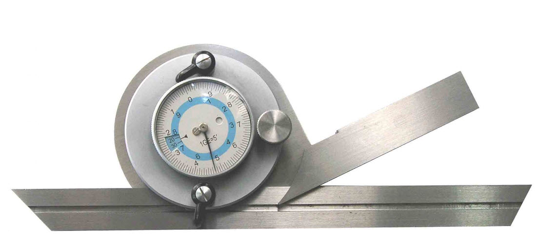 Gradmesser mit Messuhr