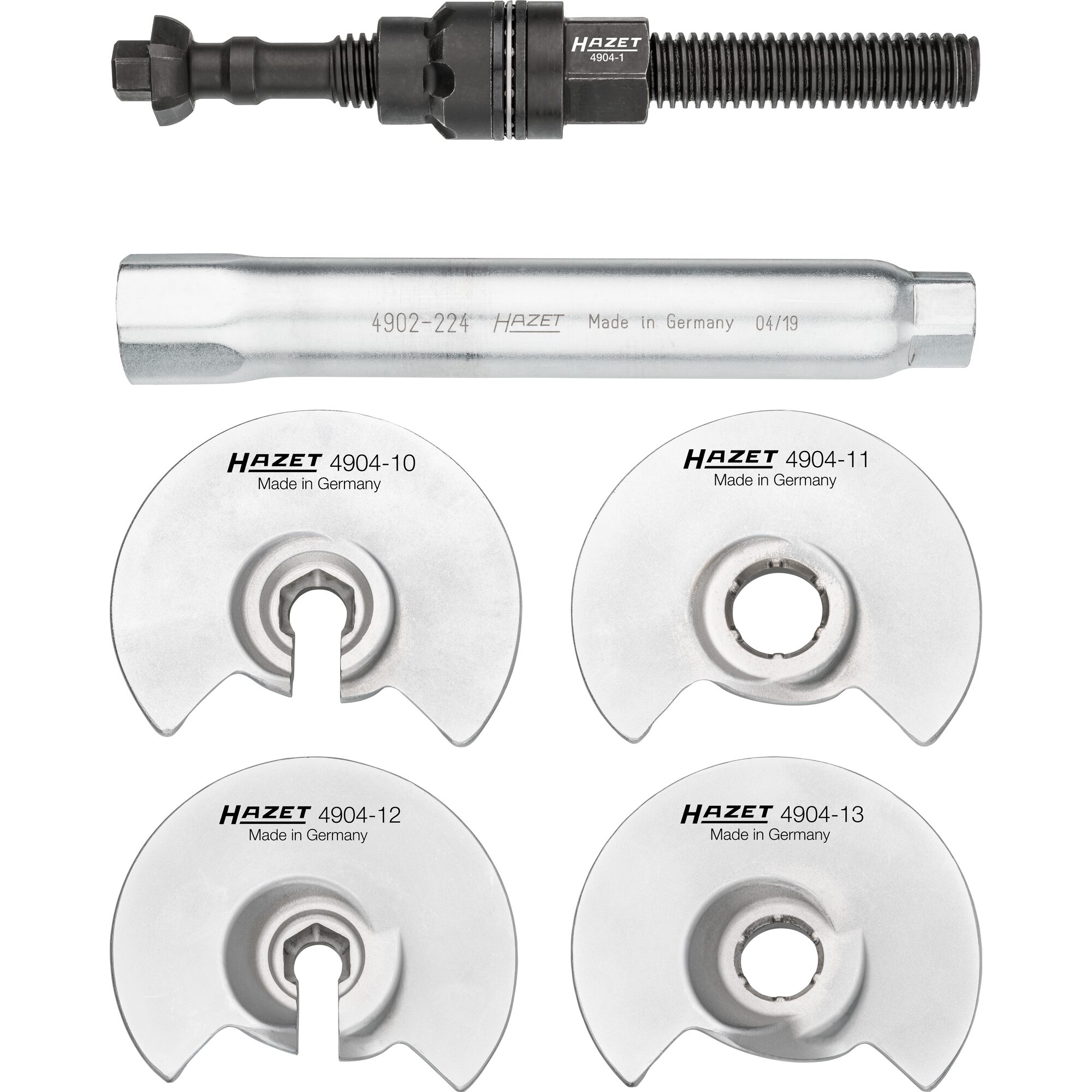 Innen-Federspanner Hazet 4902/6 Der Innen-Federspanner Hazet 4902/6 Montage und Demontage der Schraubenfeder an der Hinterachse