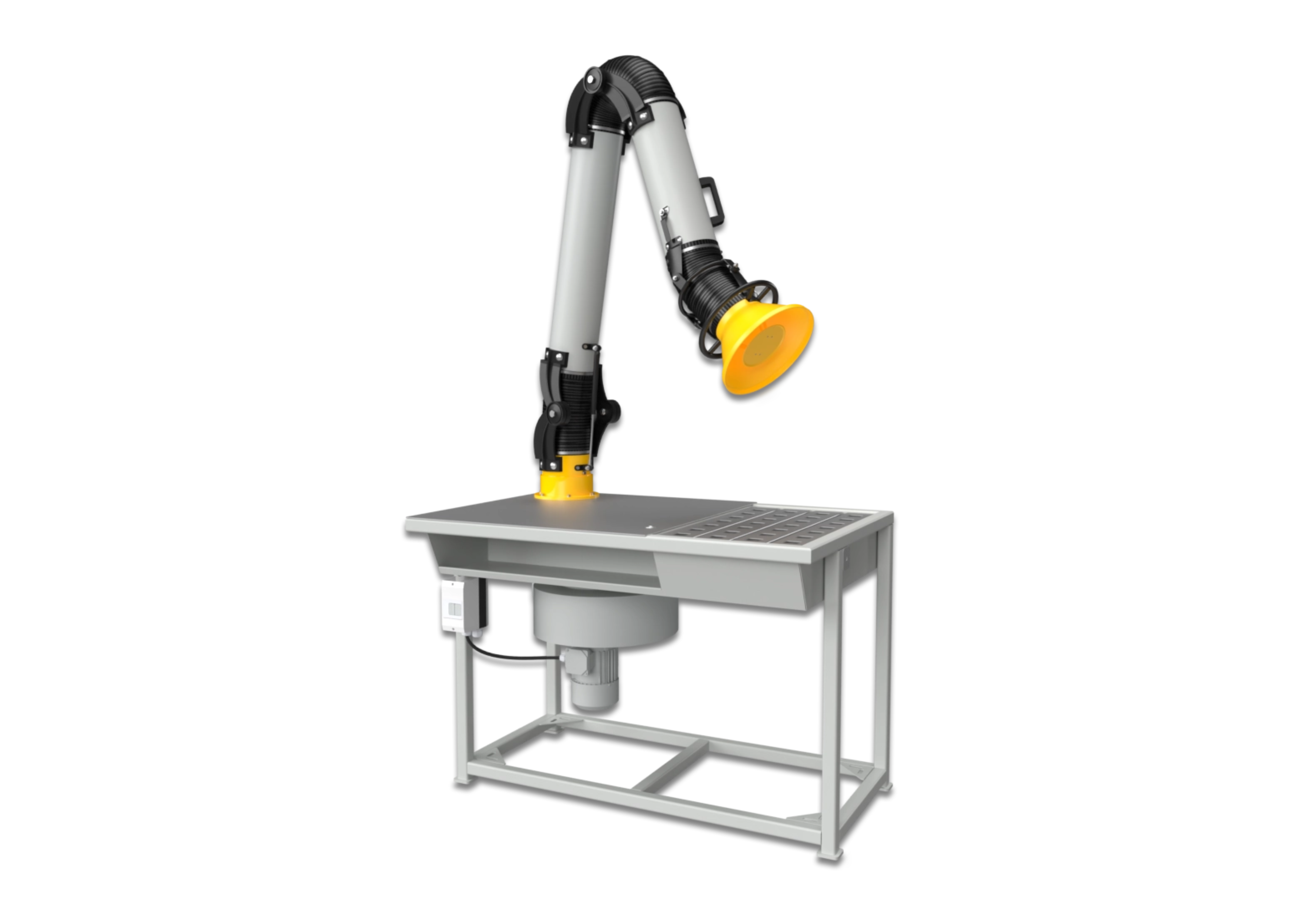 Werkstatttisch mit Absaugung  0,75 kW