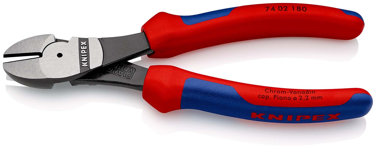 Einfaches Arbeiten mit Kraftseitenschneider-Knipex von praktische Werkzeuge