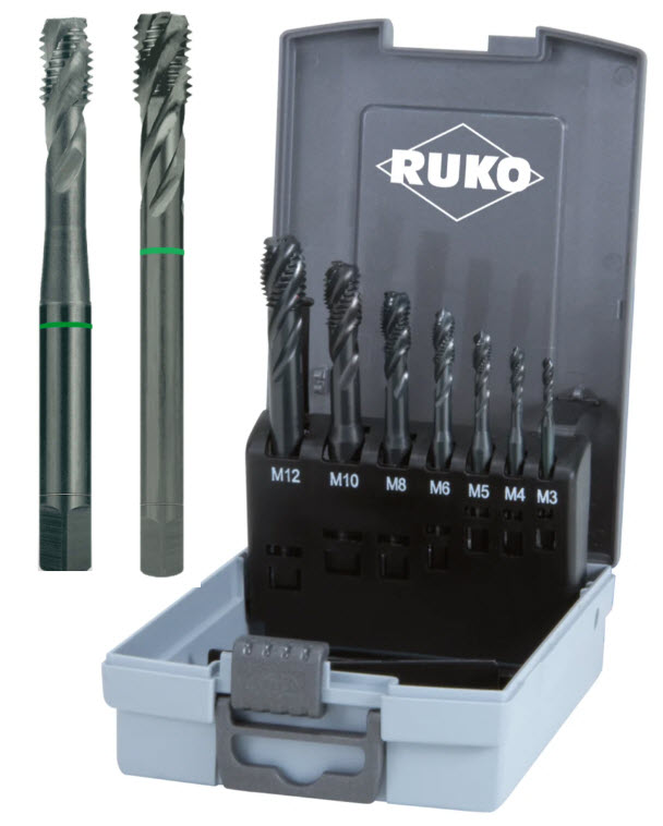 sackloch gewindebohrer satz ruko inox vap m3 m12