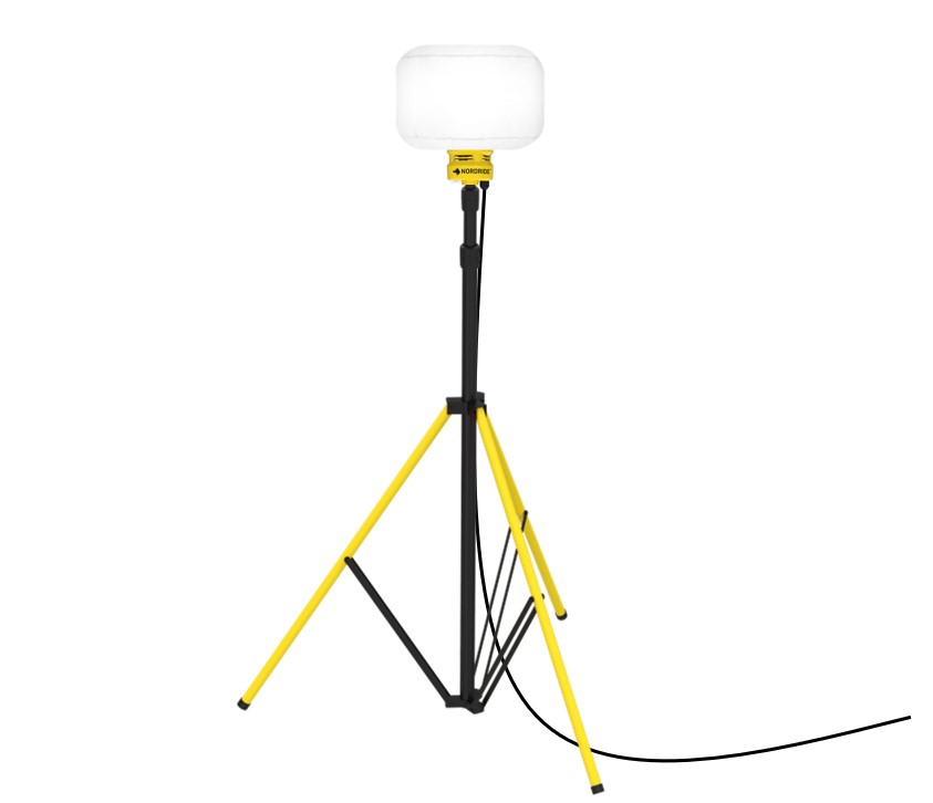 Vision LED Balloon Set , Nordride Das kompakte LED Ballonleuchte-Set garantiert eine lichtstarke Flächenausleuchtung bei Arbeit, Schutz & Rettung, Event-, Sport- oder Privatanlässen.