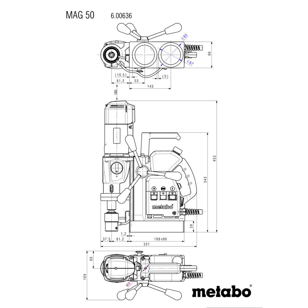 Magnetbohrmaschine MAG 50