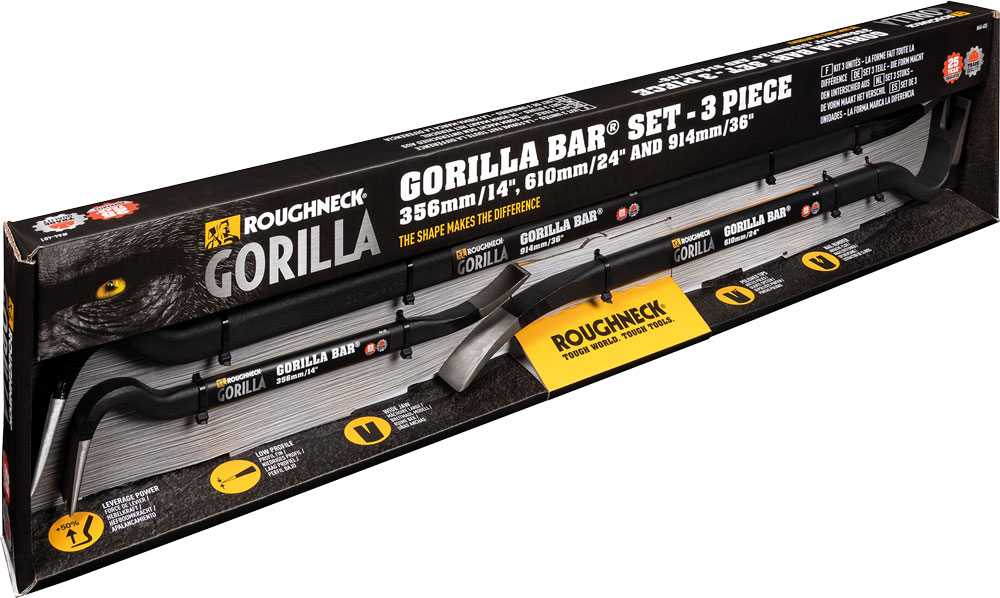 Brecheisen Gorilla Bar 3-tlg. 14, 24, 36 Zoll